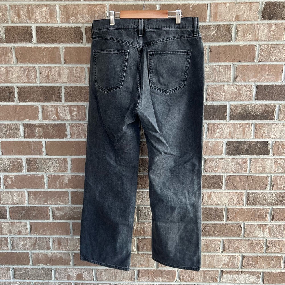 Forever 21 wide leg high-rise ripped jeans // size 30 - Picture 4 of 6